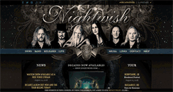 Desktop Screenshot of nightwish.com