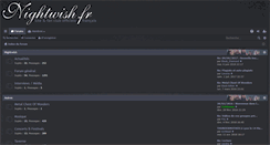 Desktop Screenshot of forum.nightwish.fr